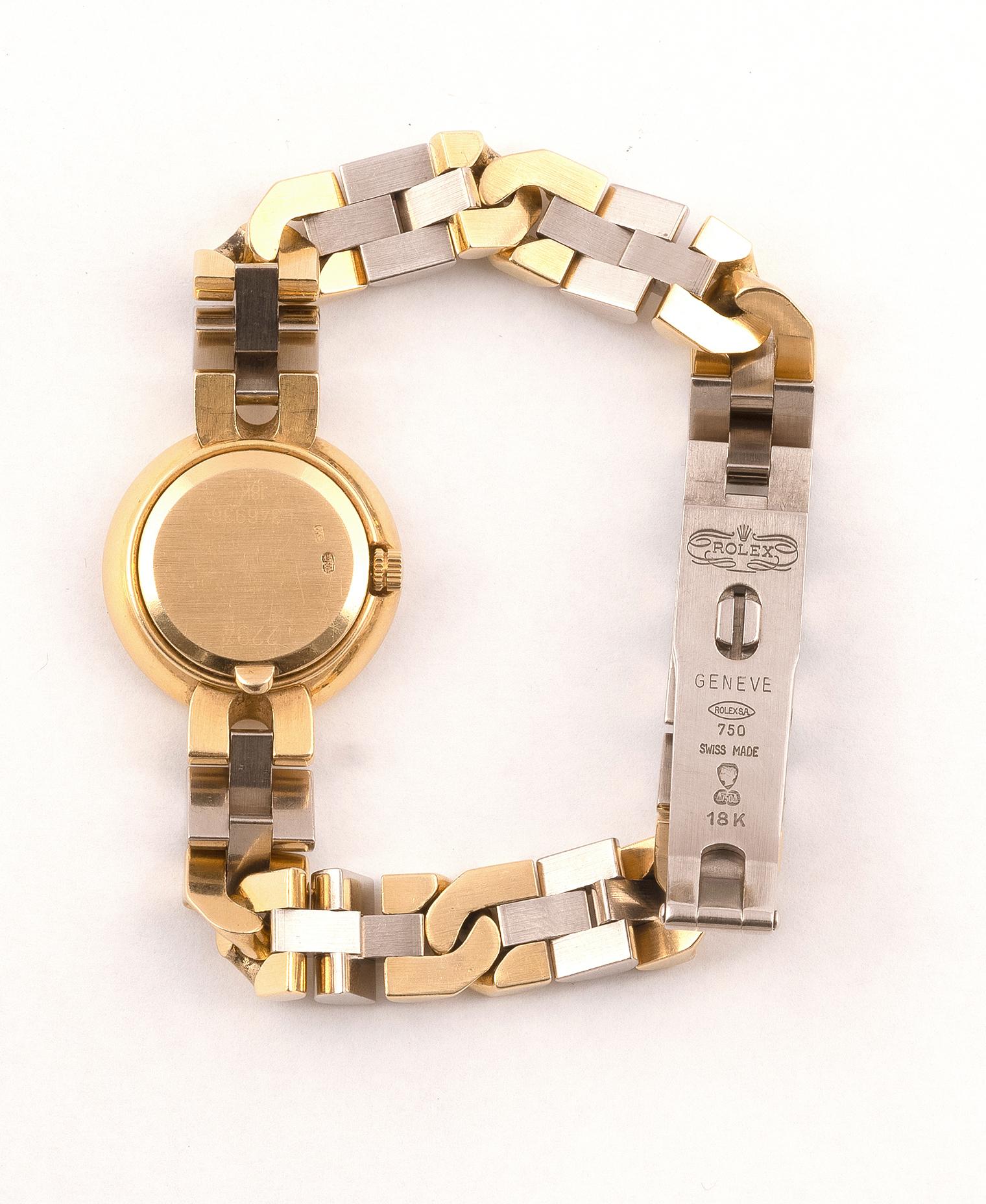rolex cellini gold bracelet