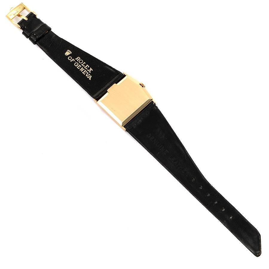 Rolex Cellini Midas Yellow Gold Champagne Dial Vintage Men's Watch 4017 For Sale 4