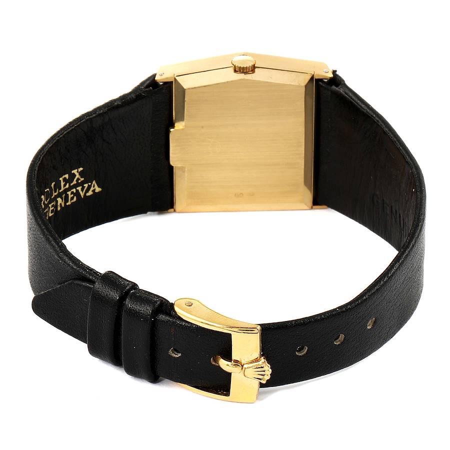 Rolex Cellini Midas Yellow Gold Champagne Dial Vintage Men's Watch 4017 For Sale 2