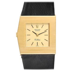 Rolex Cellini Midas Yellow Gold Champagne Dial Vintage Men's Watch 4017