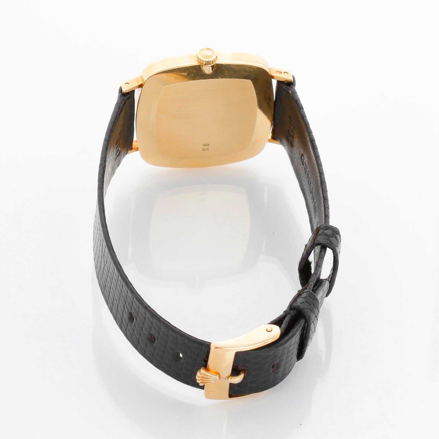 Montre Rolex Cellini Midsize en or jaune 18 carats Ref 4084 Unisexe en vente