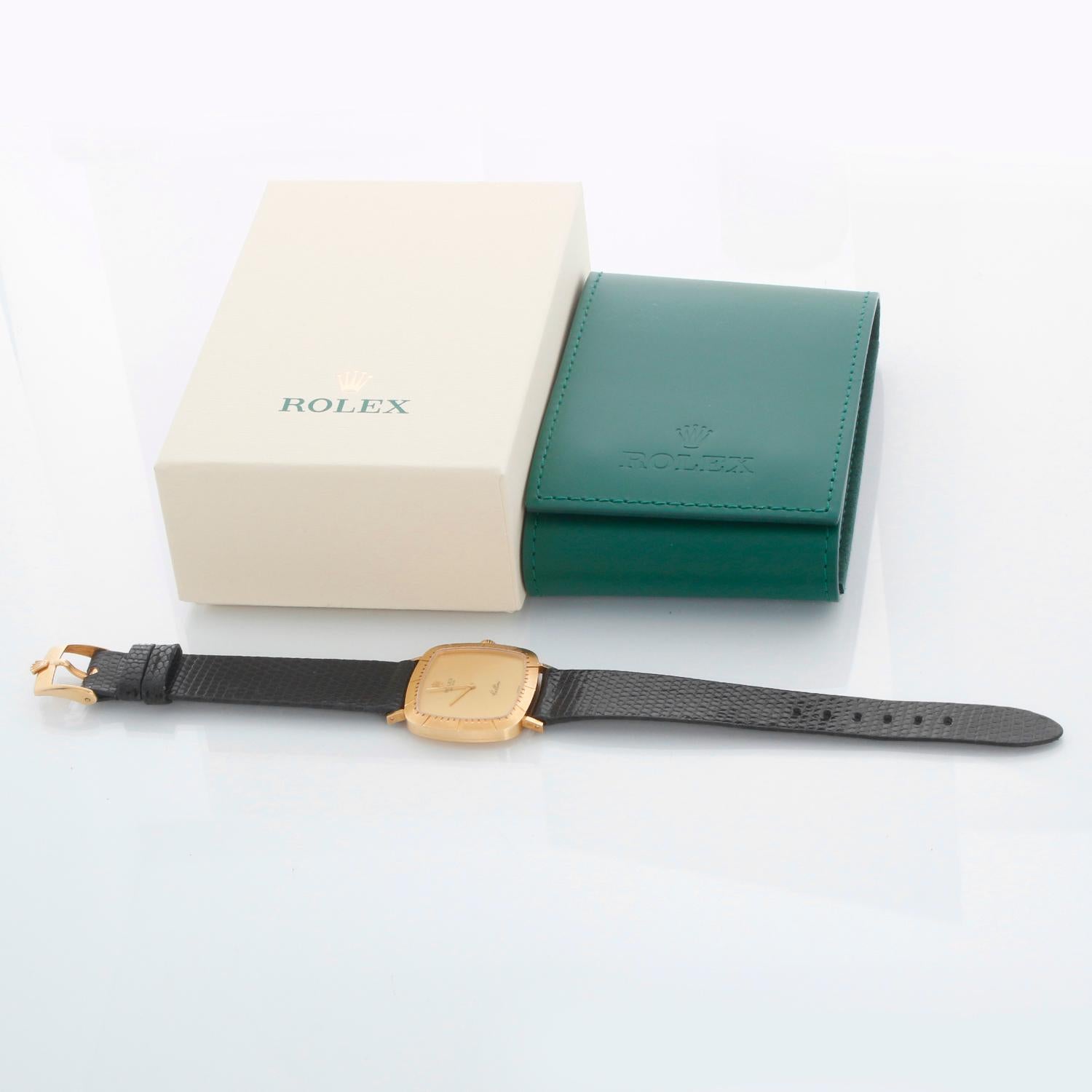 Montre Rolex Cellini Midsize en or jaune 18 carats Ref 4084 en vente 2