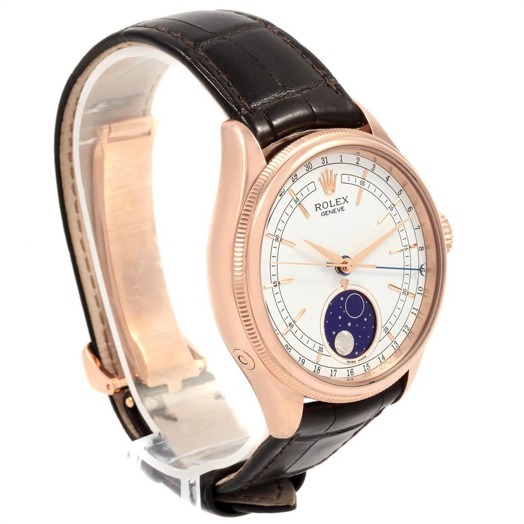 Men's Rolex Cellini Moonphase Everose Rose Gold Automatic Men’s Watch 50535