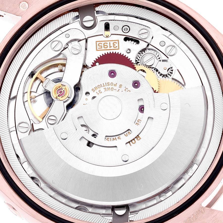 Cellini Moonphase Herrenuhr aus Roségold mit weißem Zifferblatt 50535 im Angebot 4