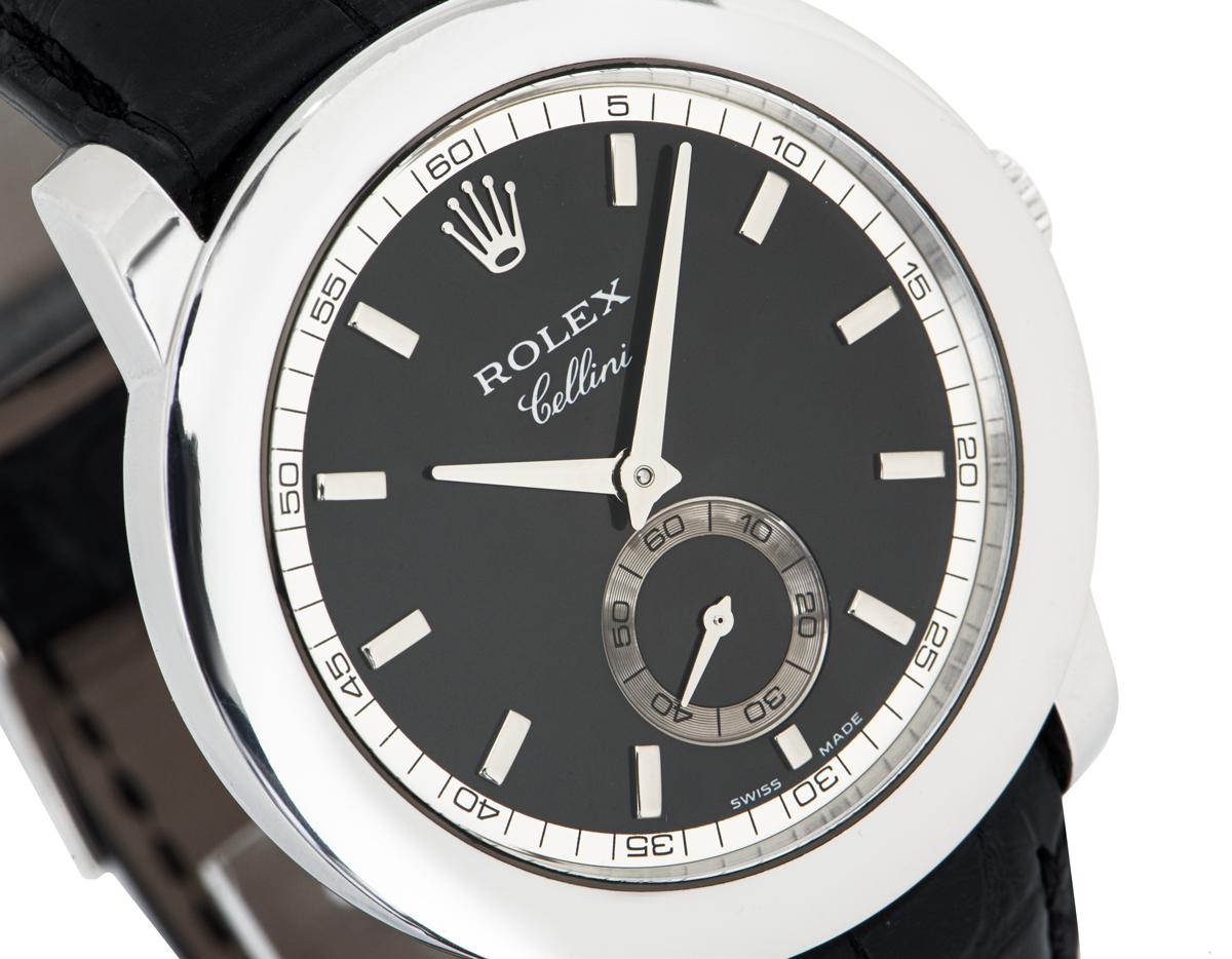 Rolex Cellini NOS Unworn Platinum 5241 Watch In Excellent Condition In London, GB