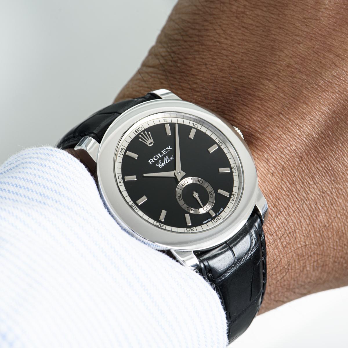 Rolex Cellini NOS Unworn Platinum 5241 Watch 3