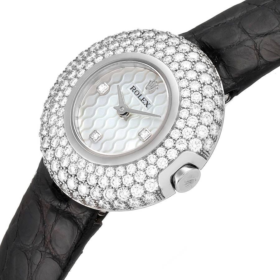 rolex cellini women's diamond watch