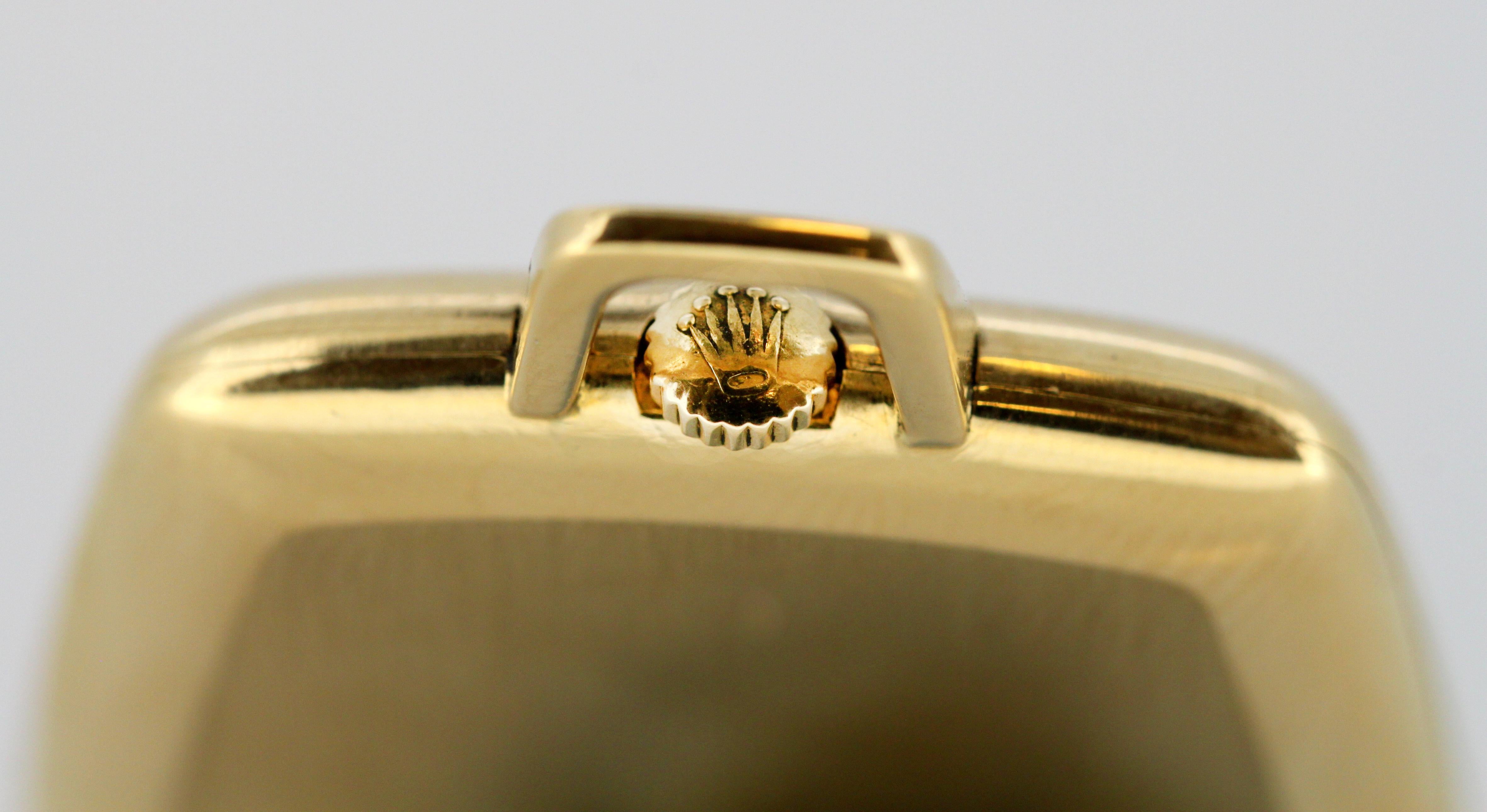 Rolex Cellini Pocket Watch 18 Karat Gold, 3727, circa 1970s 2