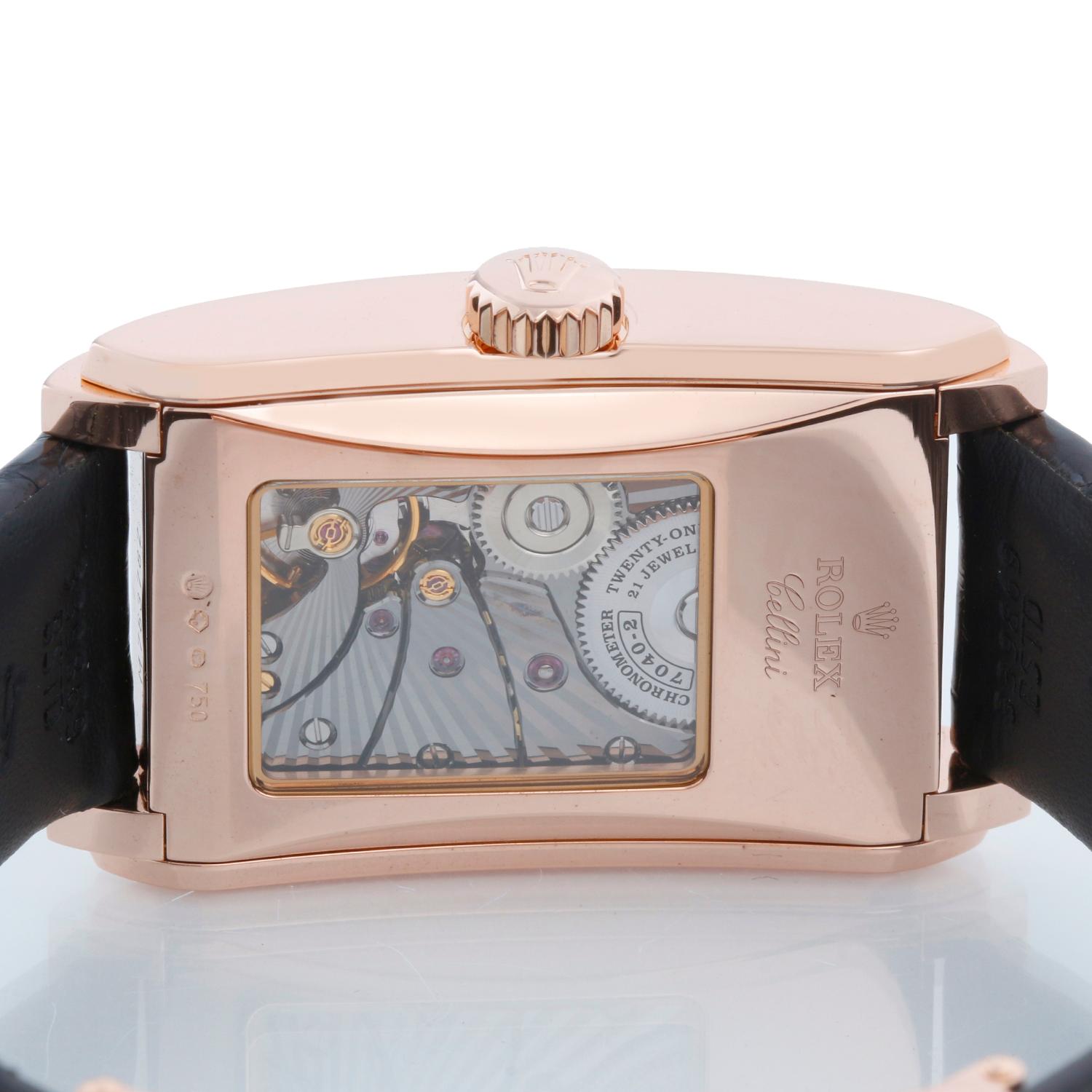 Rolex Montre Cellini Prince en or rose 18 carats pour hommes 5442 1