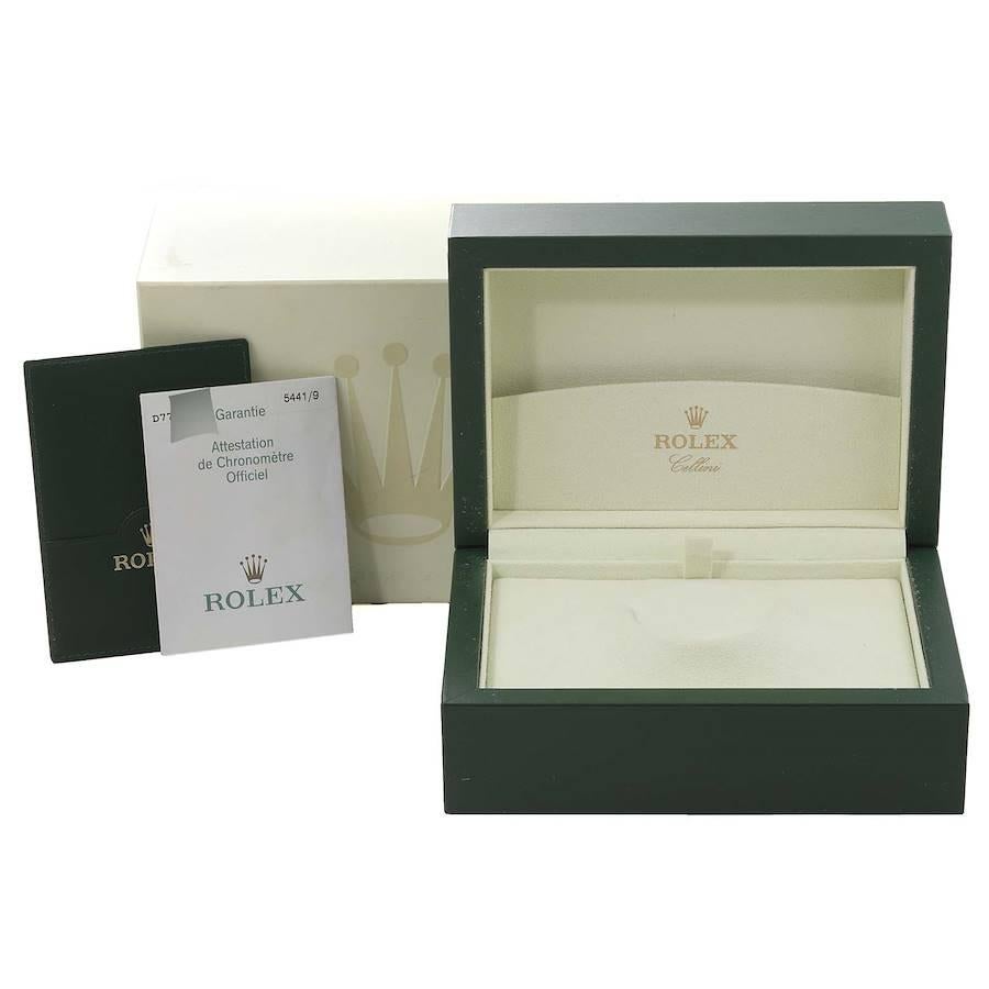 Rolex Cellini Prince White Gold Silver Dial Mens Watch 5441 Box Papers 4