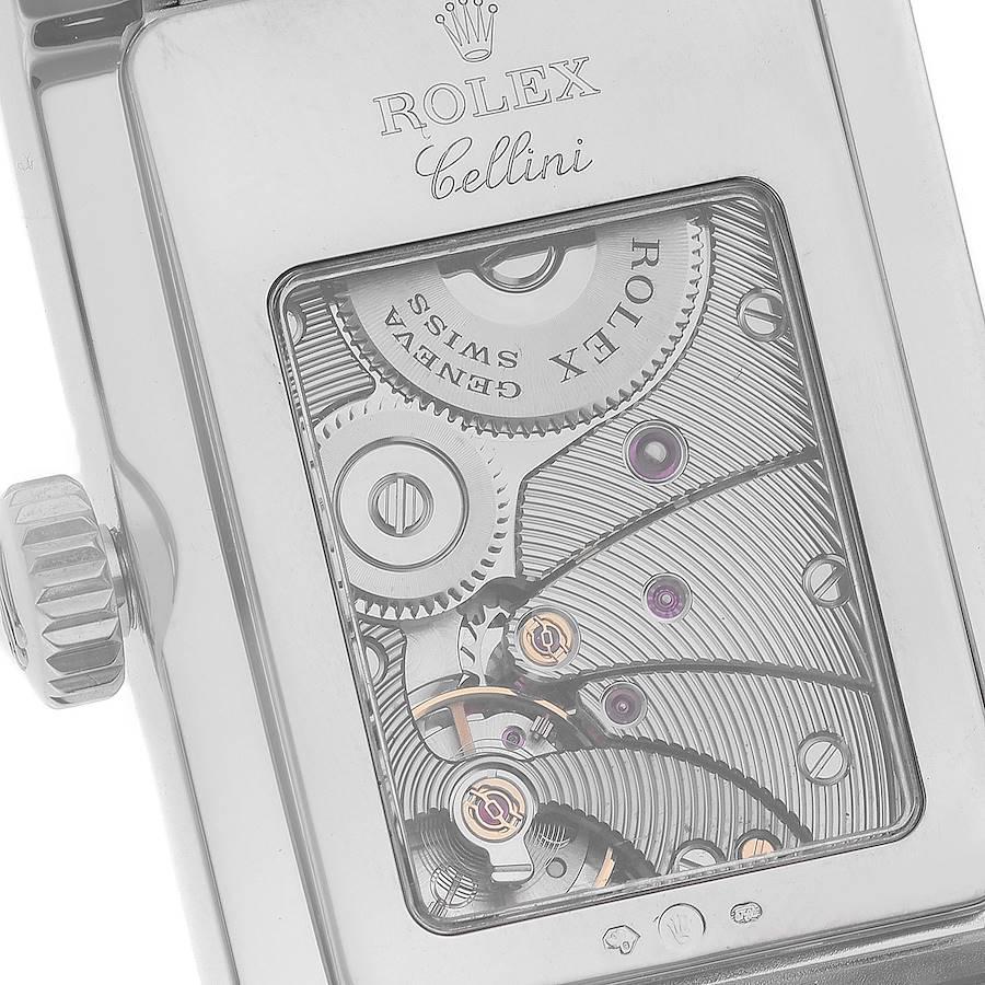Rolex Cellini Prince White Gold Silver Dial Mens Watch 5441 For Sale 2