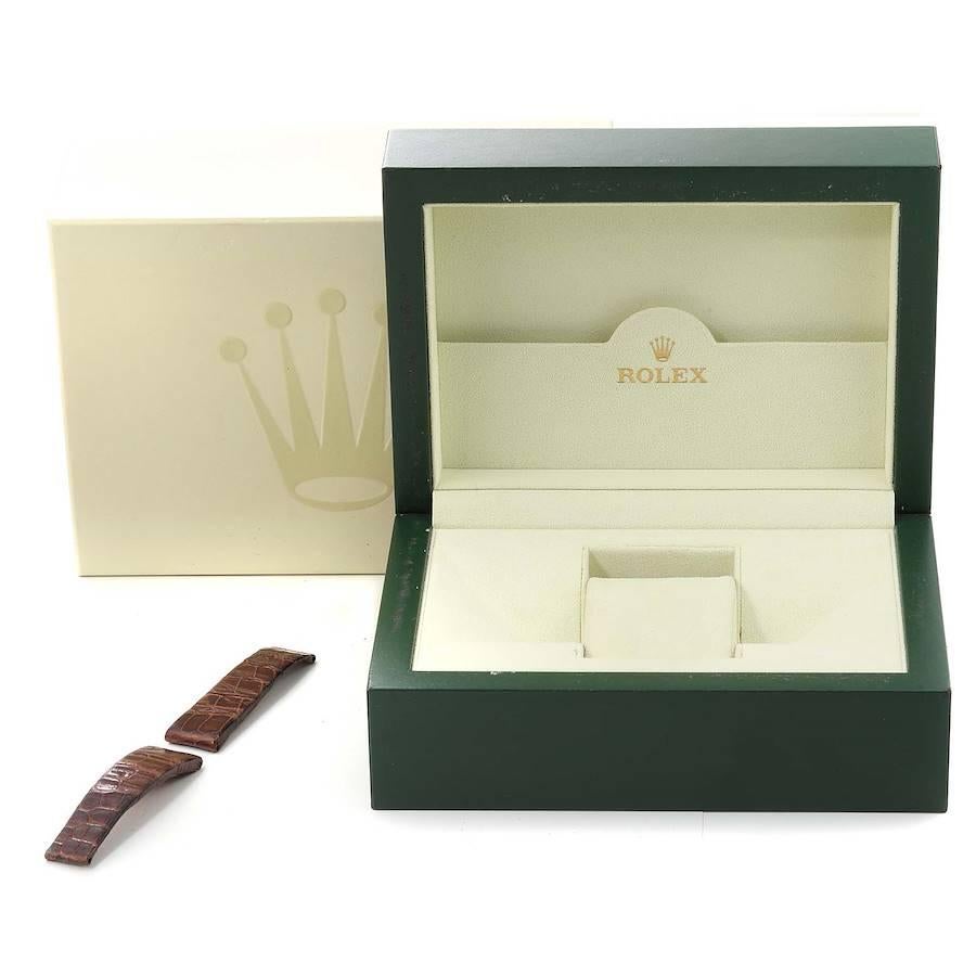 Rolex Cellini Prince Yellow Gold Champagne Roman Dial Mens Watch 5440 3