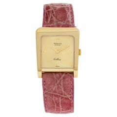 Retro Rolex Cellini Ref 4100 18k Yellow Gold Manual Watch