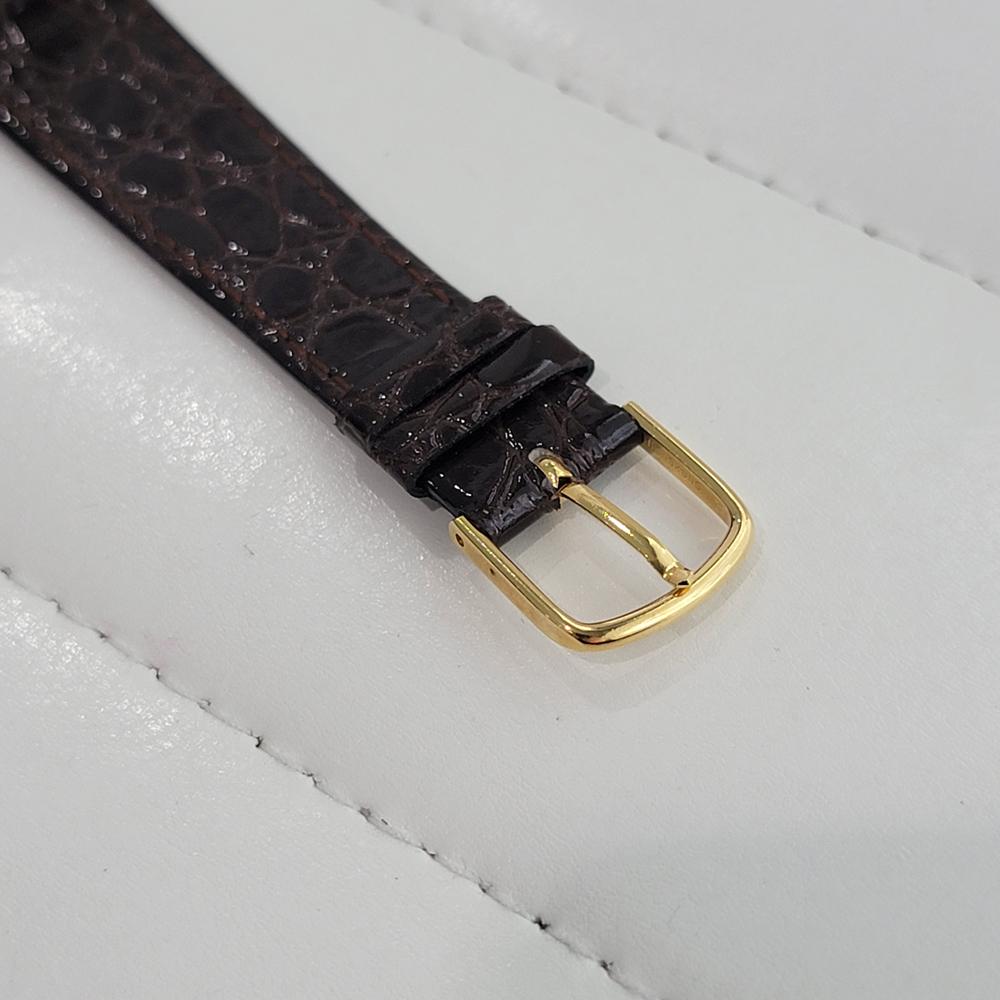 Rolex Cellini Ref 4309 Geneve 32mm 18k Oro Solido Uomo Vento Manuale 1970 RJC211 in vendita 5