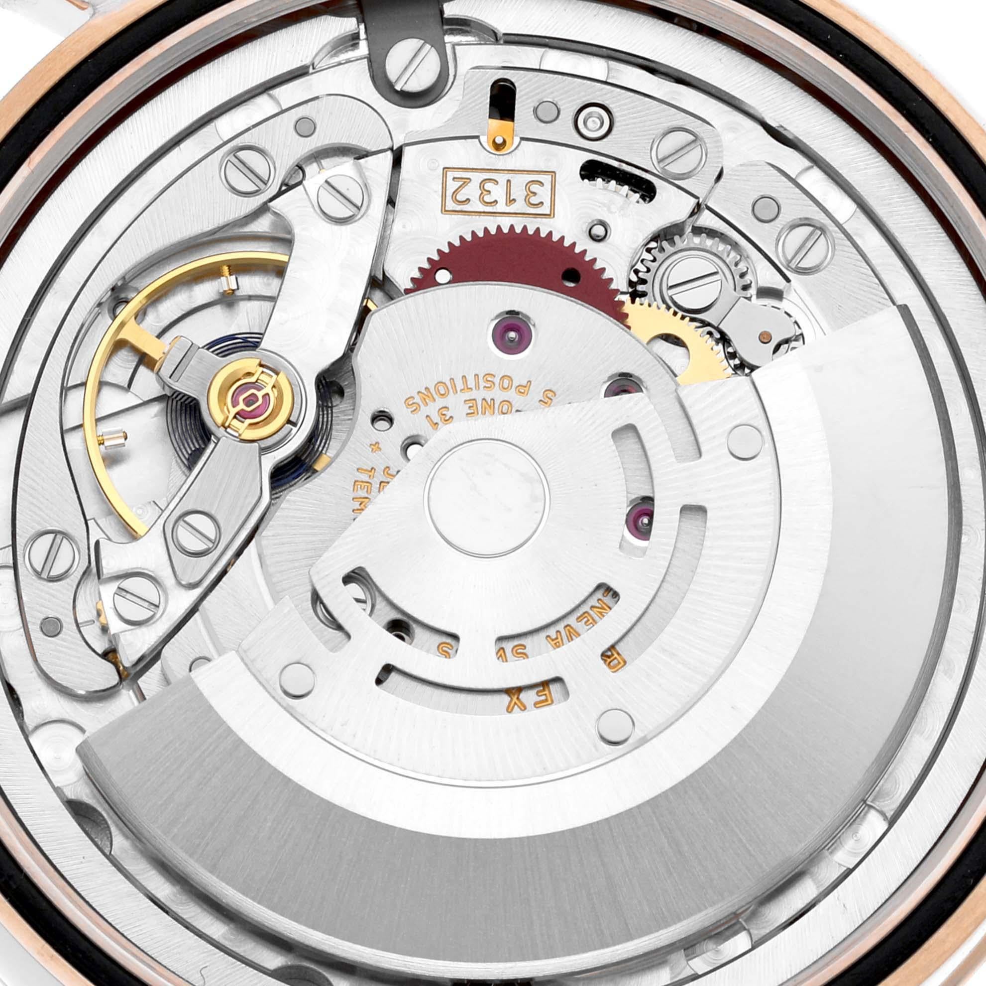 Rolex Cellini Time Roségold Schwarzes Zifferblatt Herrenuhr 50505 Karte im Angebot 4