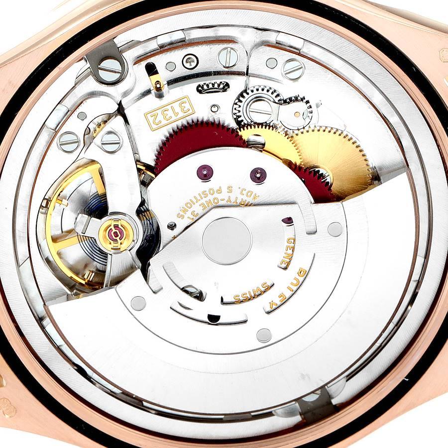 Men's Rolex Cellini Time White Dial EveRose Gold Mens Watch 50505