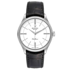 Rolex Cellini Time White Gold Dial Automatic Mens Watch 50509 Unworn