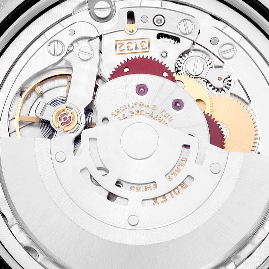 De los hombres Reloj Rolex Cellini Time Oro Blanco Esfera Plateada Automático 50509