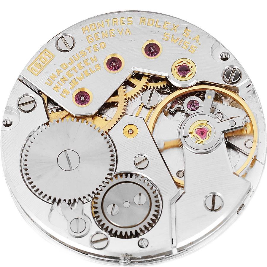 Rolex Cellini Vintage 18k Gelbgold Champagner Zifferblatt Herrenuhr 4310 Papiere im Angebot 2