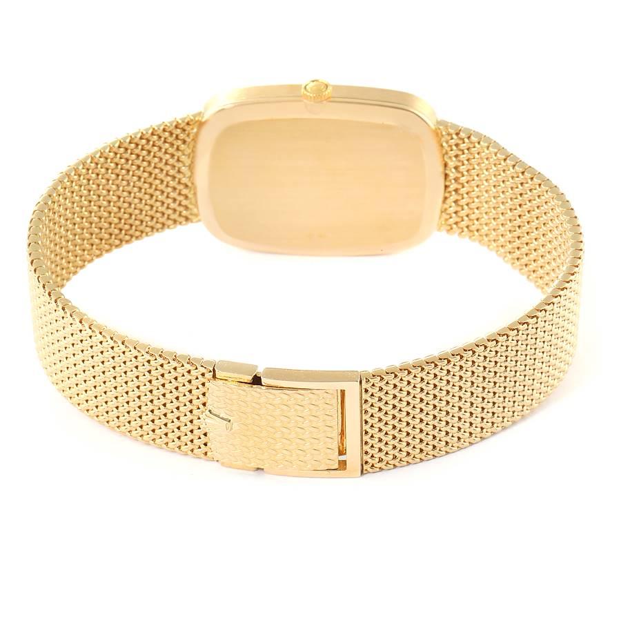 Rolex Cellini Vintage 18k Gelbgold Champagner Zifferblatt Herrenuhr 4310 Papiere im Angebot 3