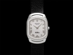 ROLEX CELLINI Vintage Señoras Ref. 6691 Reloj de Oro 18K y Diamantes de Fábrica