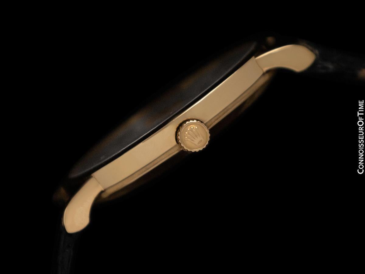 Rolex Cellini Vintage Handwound Réf. 5112 Montre, W Serial - Or 18 carats pour hommes Bon état à Suwanee, GA