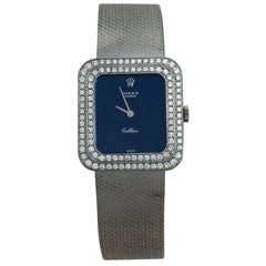 Rolex Cellini Watch, white gold and diamonds, Manual Movement