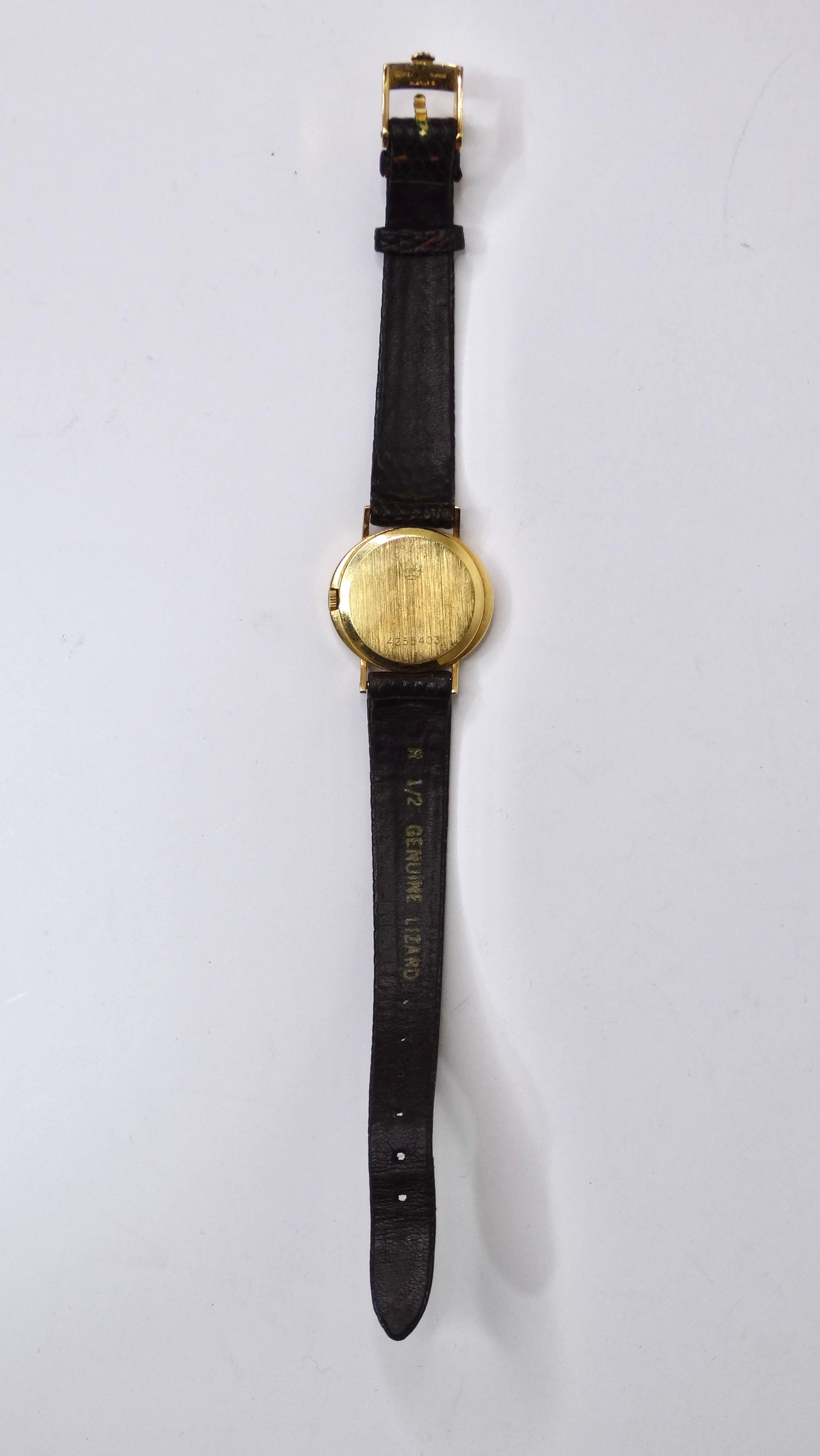 Rolex Cellini Womens 18k Gold Spider Dial Watch 1