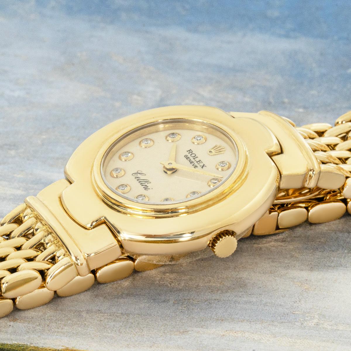  Rolex Cellini or jaune 5188 Pour femmes 