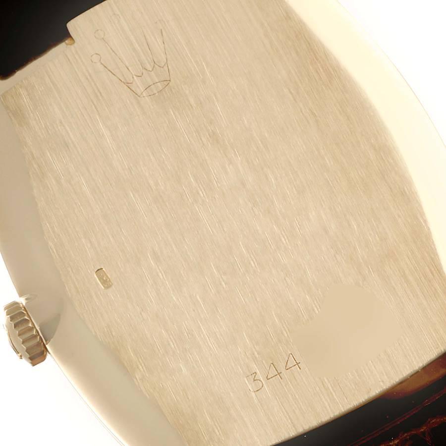 Women's Rolex Cellini Yellow Gold Champagne Dial Vintage Ladies Watch 3807