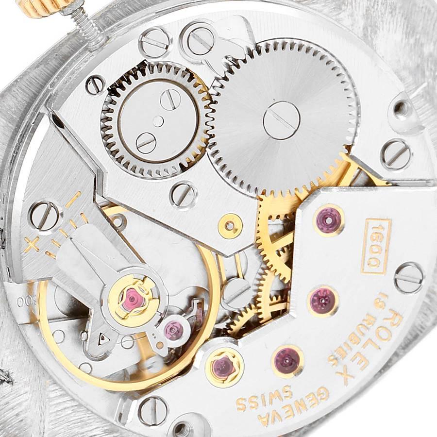 Rolex Cellini Yellow Gold Champagne Dial Vintage Ladies Watch 3807 1