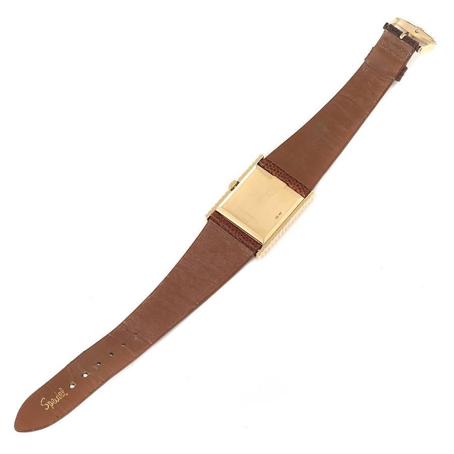 Rolex Cellini Yellow Gold Champagne Dial Vintage Mens Watch 4012 Papers For Sale 4