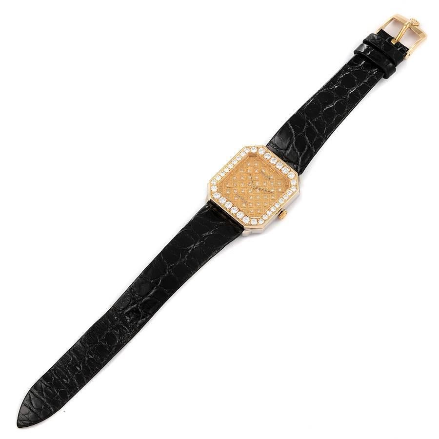 Rolex Cellini Yellow Gold Diamond Vintage Mens Watch 5032 For Sale 2