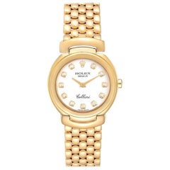 Rolex Cellini Yellow Gold Ladies Watch 6621 Box Papers