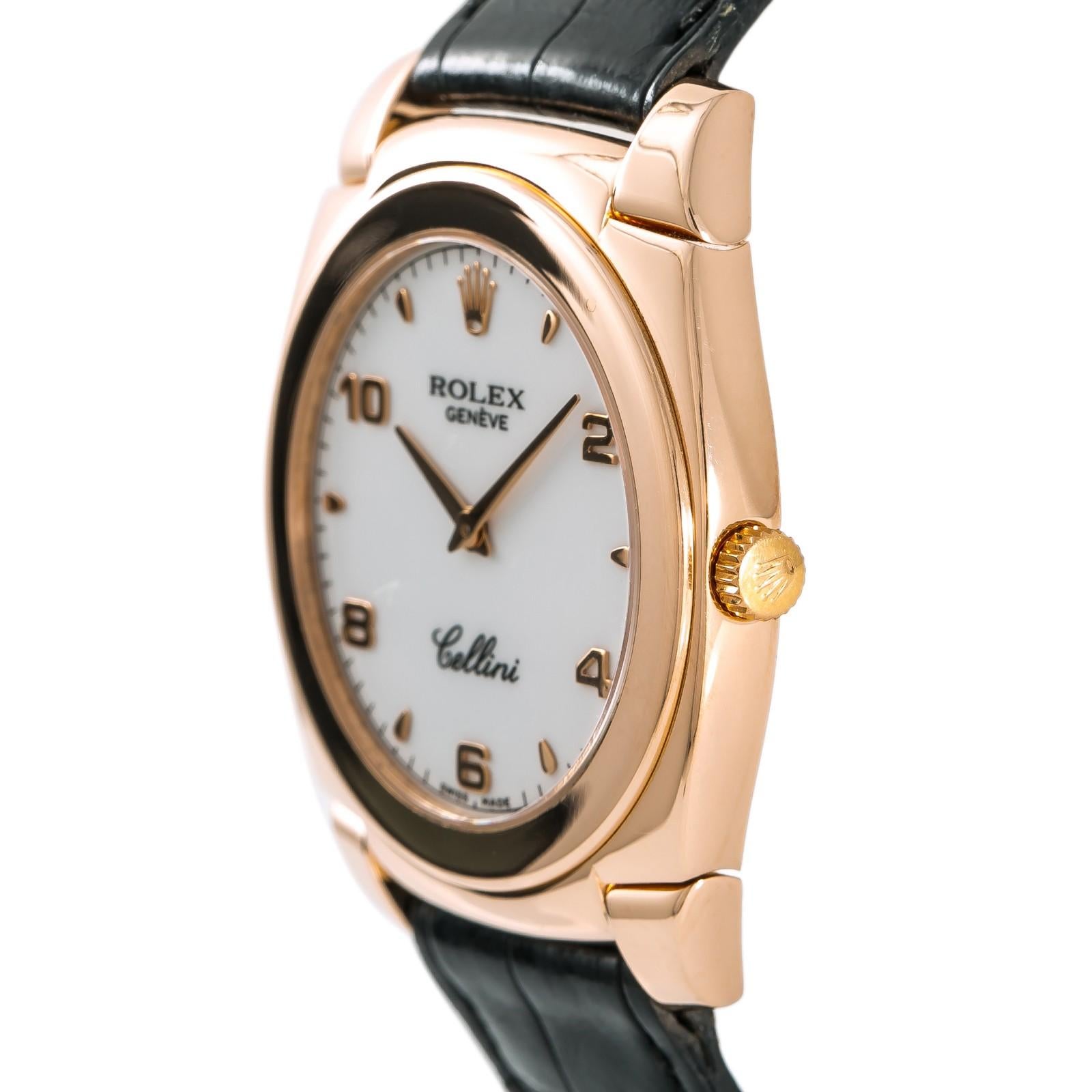 Rolex Cellini 5330, White Dial Certified Authentic For Sale 1