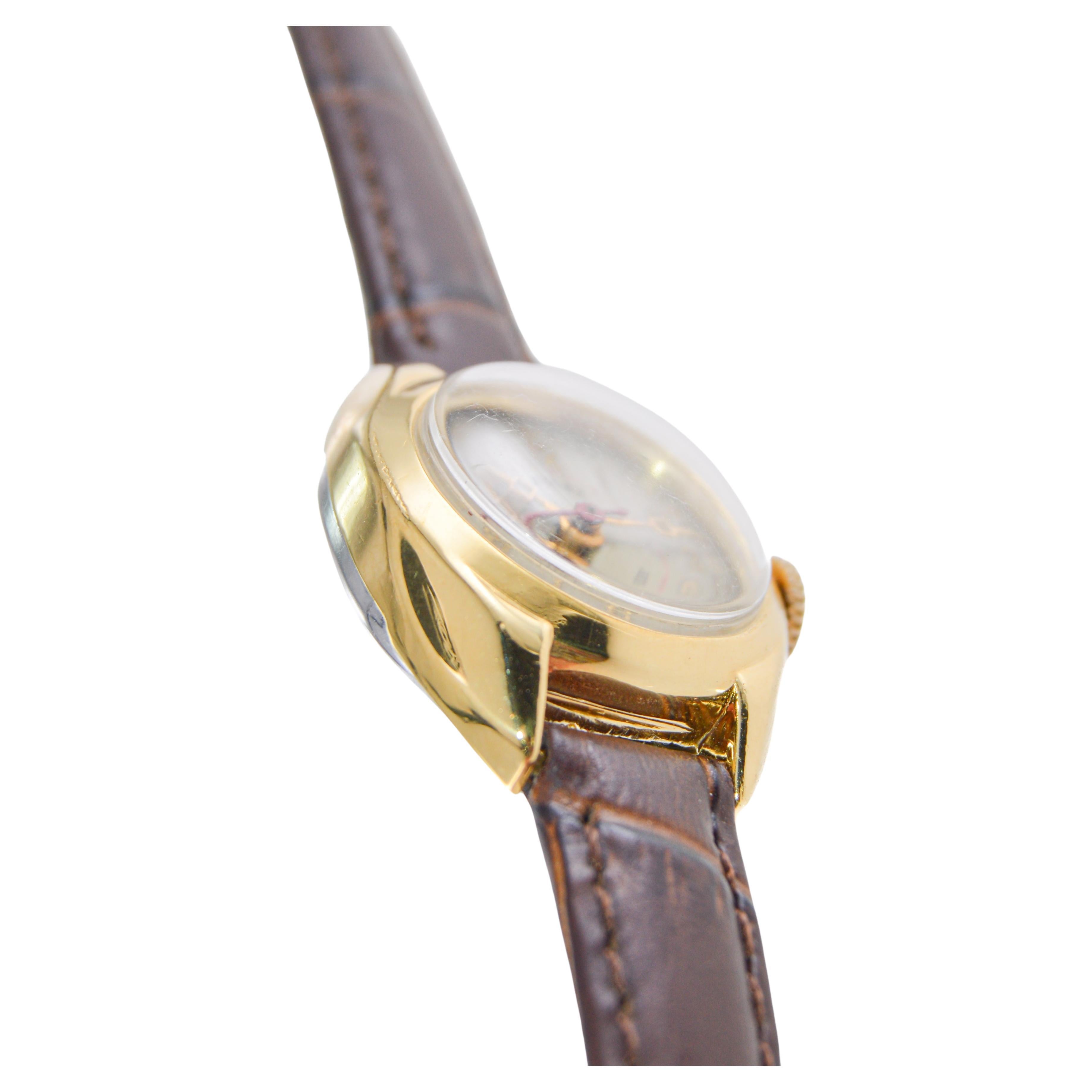Women's or Men's Rolex Centregraph Gold Filled Ladies Wrist Watch circa, 1940's