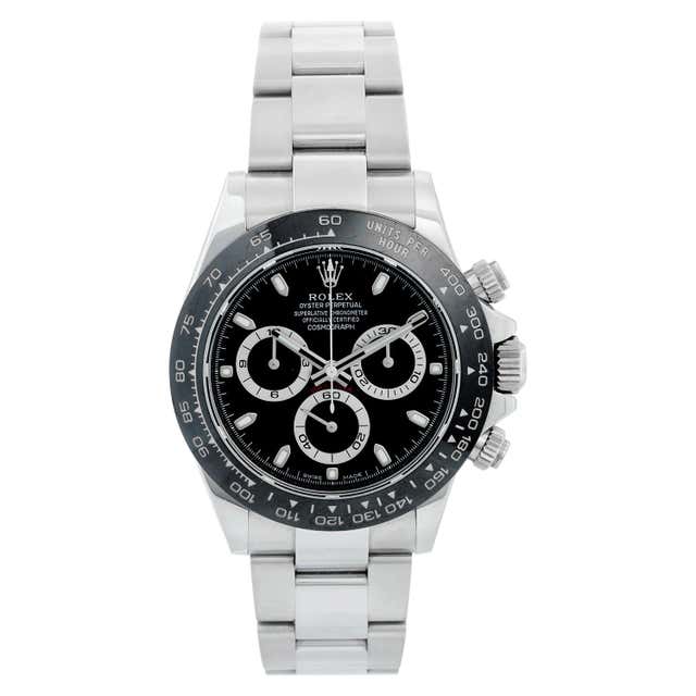 Rolex Cosmograph Daytona White Gold Steel Dial Watch 116519LN at 1stdibs
