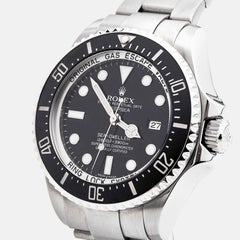 Rolex Ceramic Stainless Steel DeepSea Sea-Dweller 116660-0001 Wristwatch 44 mm