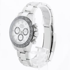 Rolex Ceramic White dial Cosmograph Daytona 116500LN