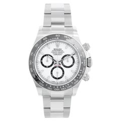 Rolex Ceramic White dial Cosmograph Daytona 126500LN