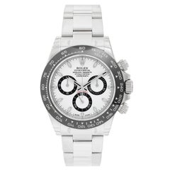 Rolex Ceramic White Dial Cosmograph Daytona Automatic Wristwatch Ref 116500LN
