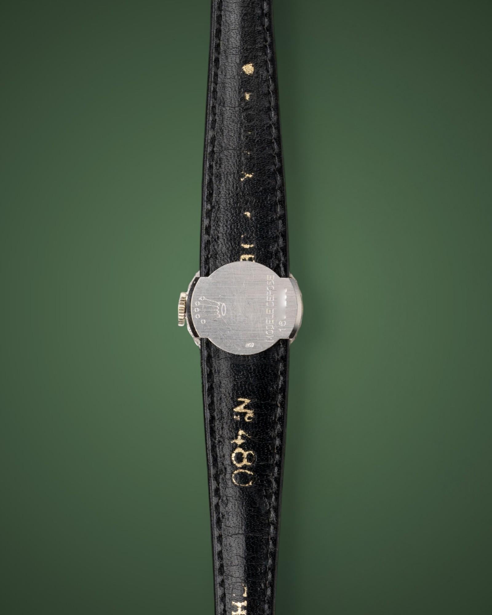 Rolex Chameleon 2027 Precision Fluted in oro bianco 18k anni '70 In condizioni buone in vendita a SYDNEY, AU