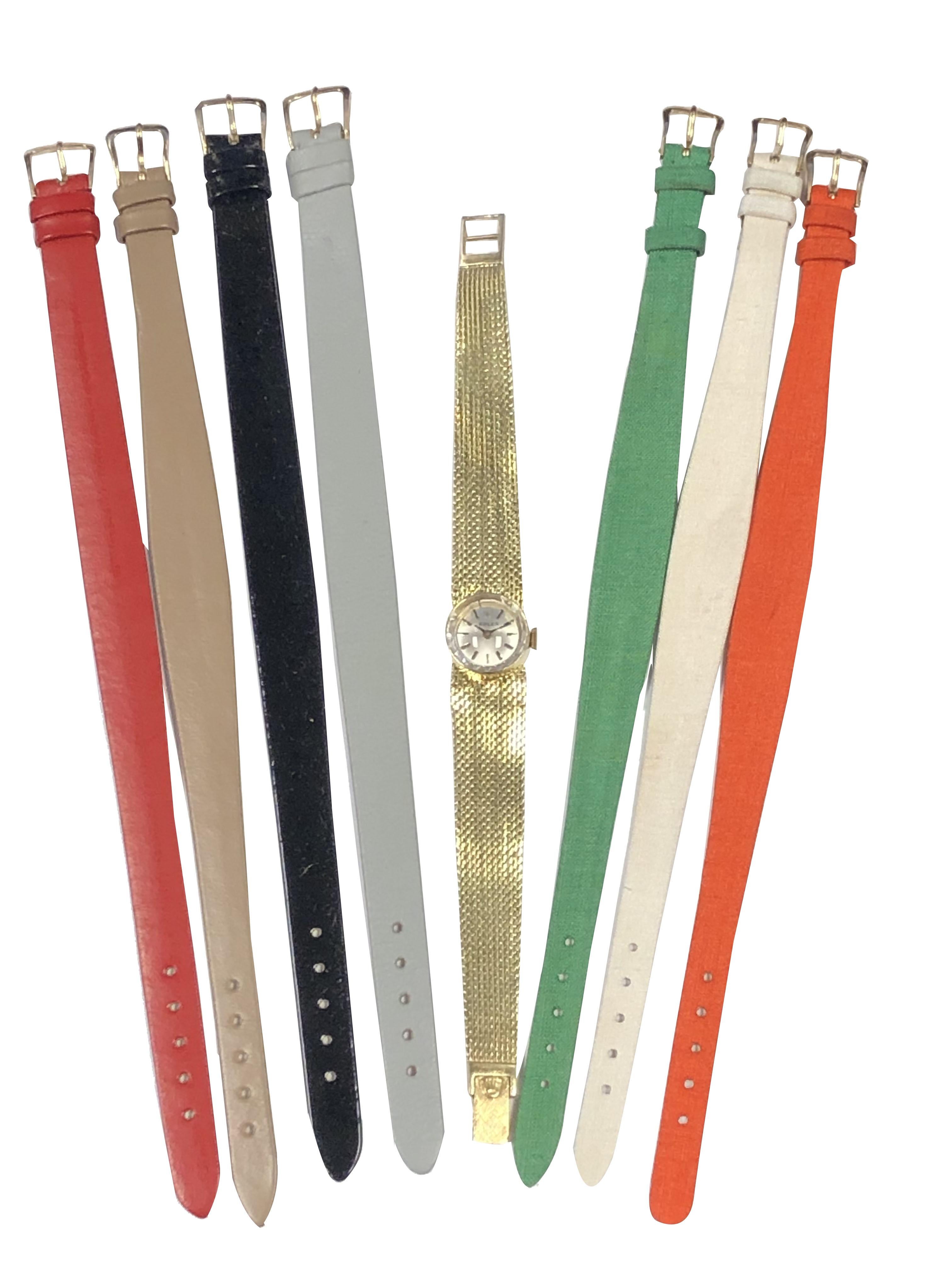 Rolex Chameleon Vintage Ladies Interchangeable Wrist Watch All Complete 2