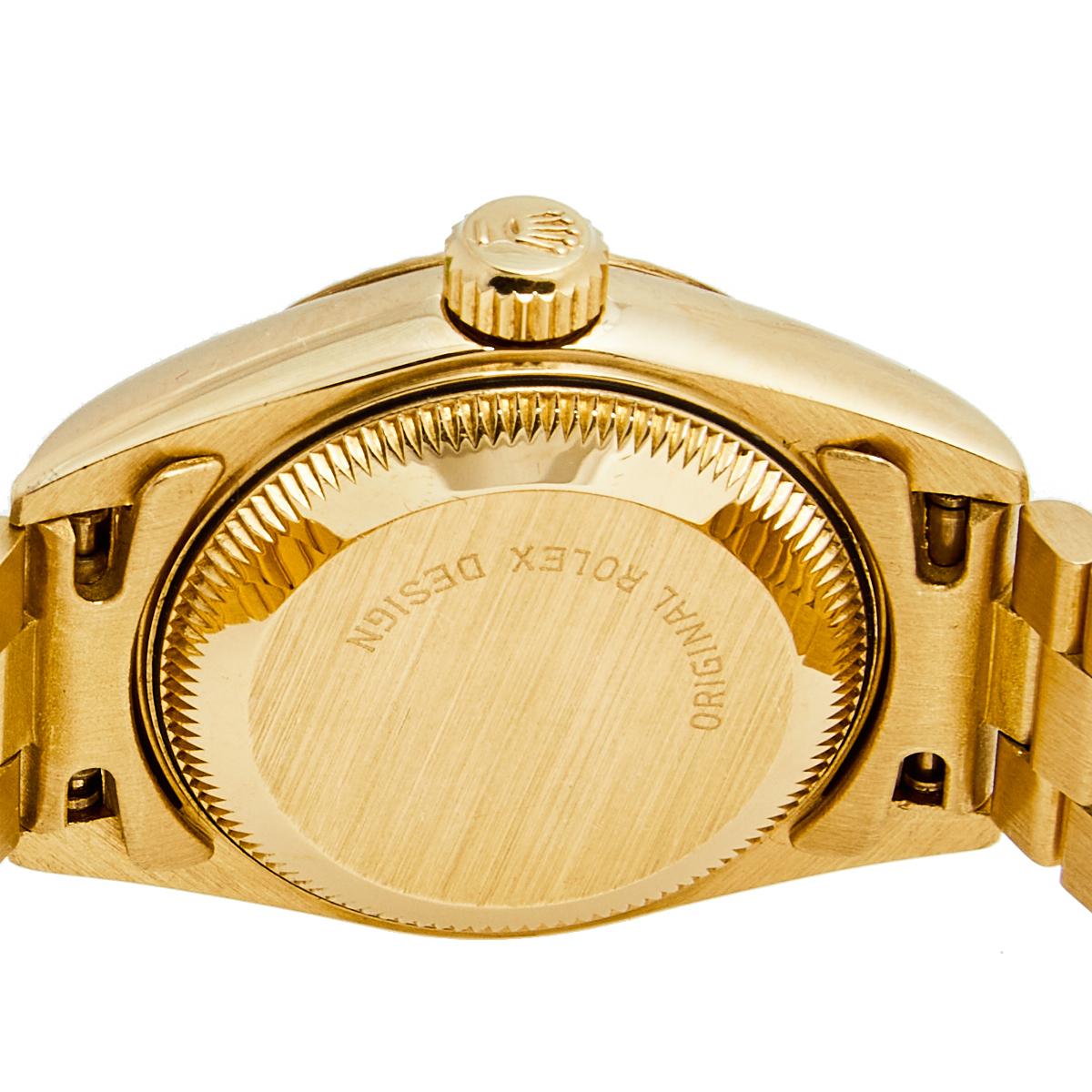 rolex gold womens