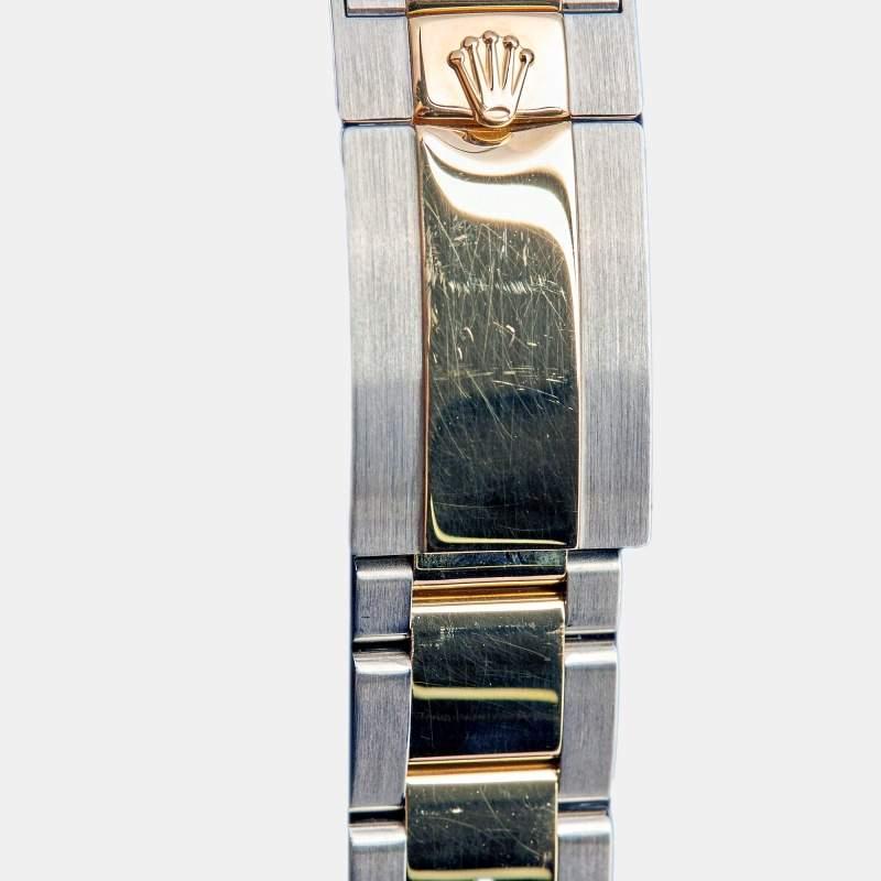 Contemporary Rolex Champagne 18K Gold Oystersteel Cosmograph Daytona Men's Wristwatch 40 mm