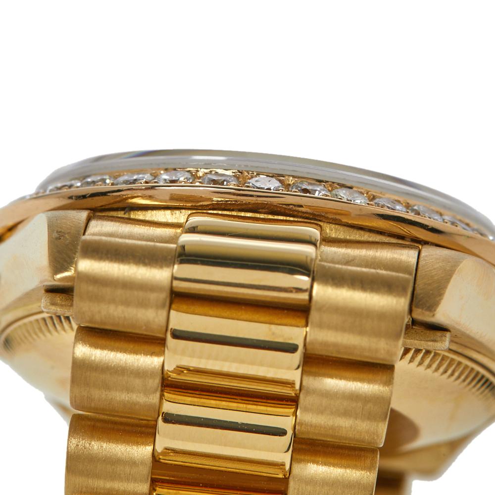 Rolex Champagne 18K Yellow Gold Diamond Datejust 69158 Women's Watch 26 mm 3