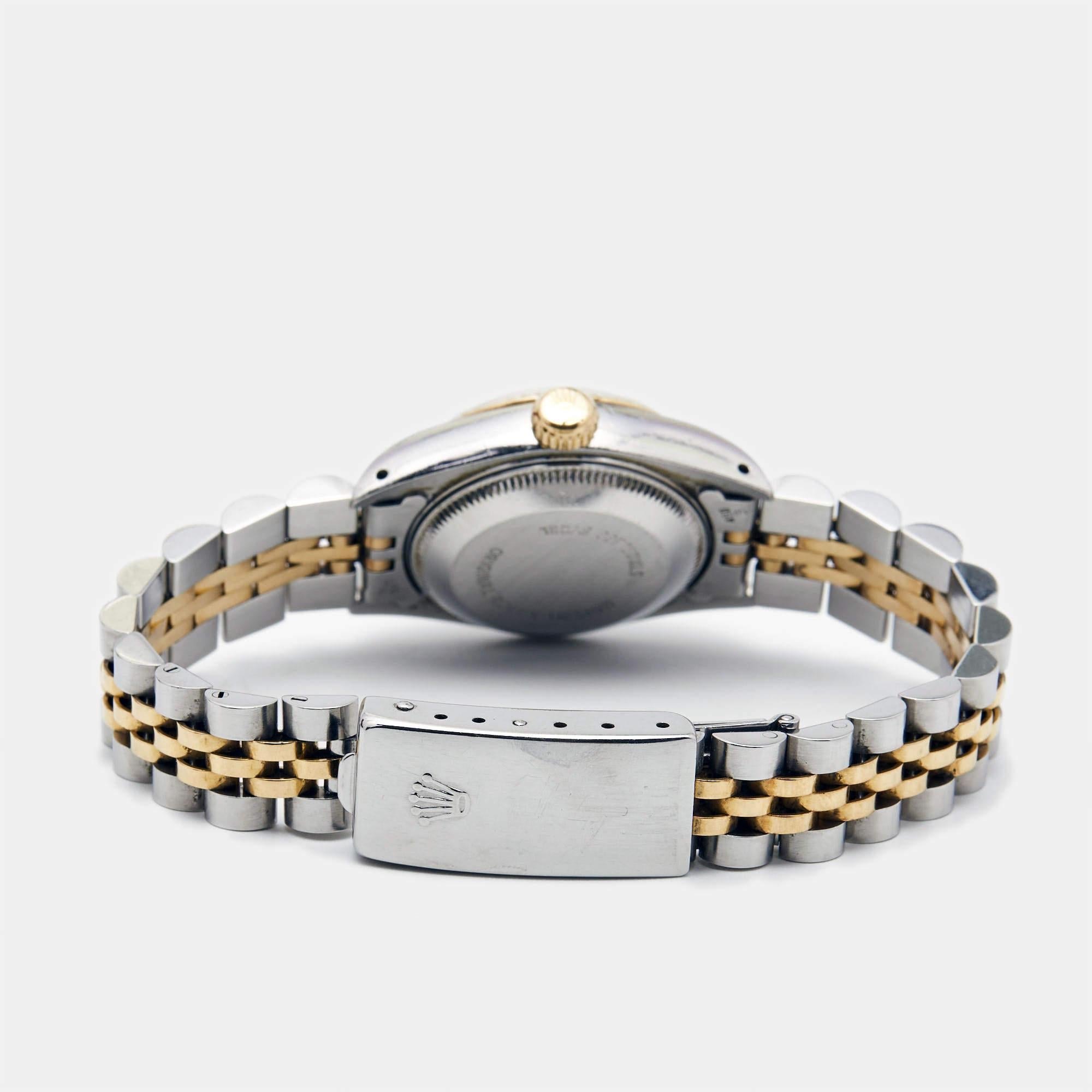 Rehaussez votre collection de montres avec un authentique chef-d'œuvre de Rolex. La Datejust 69173 bénéficie d'un savoir-faire exquis, d'un design intemporel et d'un héritage d'excellence horlogère.

Comprend : Étui original


