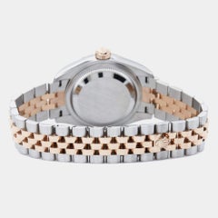 Rolex Chocolate 18K Everose Gold Oystersteel Diamond Lady-Datejust M279171-0011