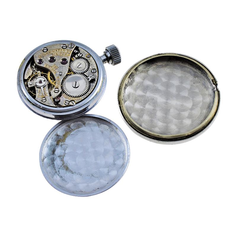 Rolex Chromium Marconi Hermetic Manual Wind Watch, circa 1930s For Sale 4