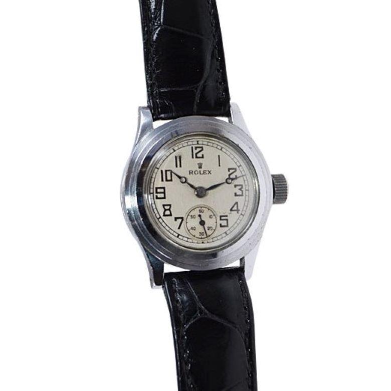 Rolex Chromium Marconi Hermetic Manual Wind Watch, circa 1930s For Sale ...